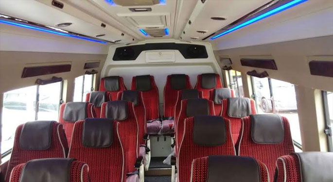 14 Seater Tempo Traveller Hire
