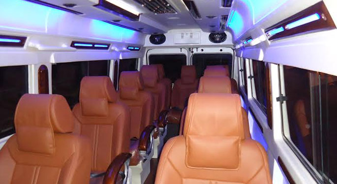 Tempo Traveller 10 Seater